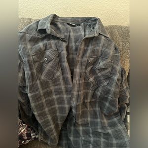 Vans Long Sleeve Button Down